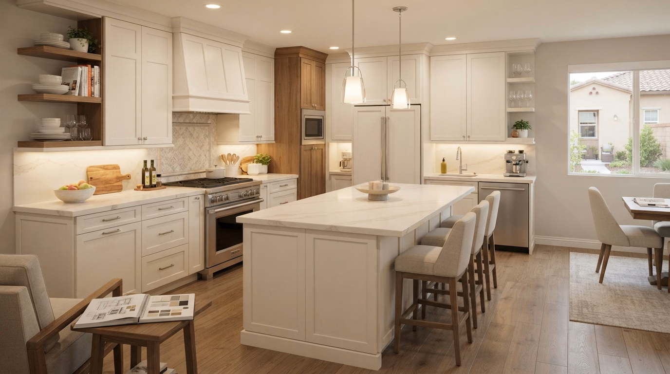 Kitchen remodel consultation in San Diego County.