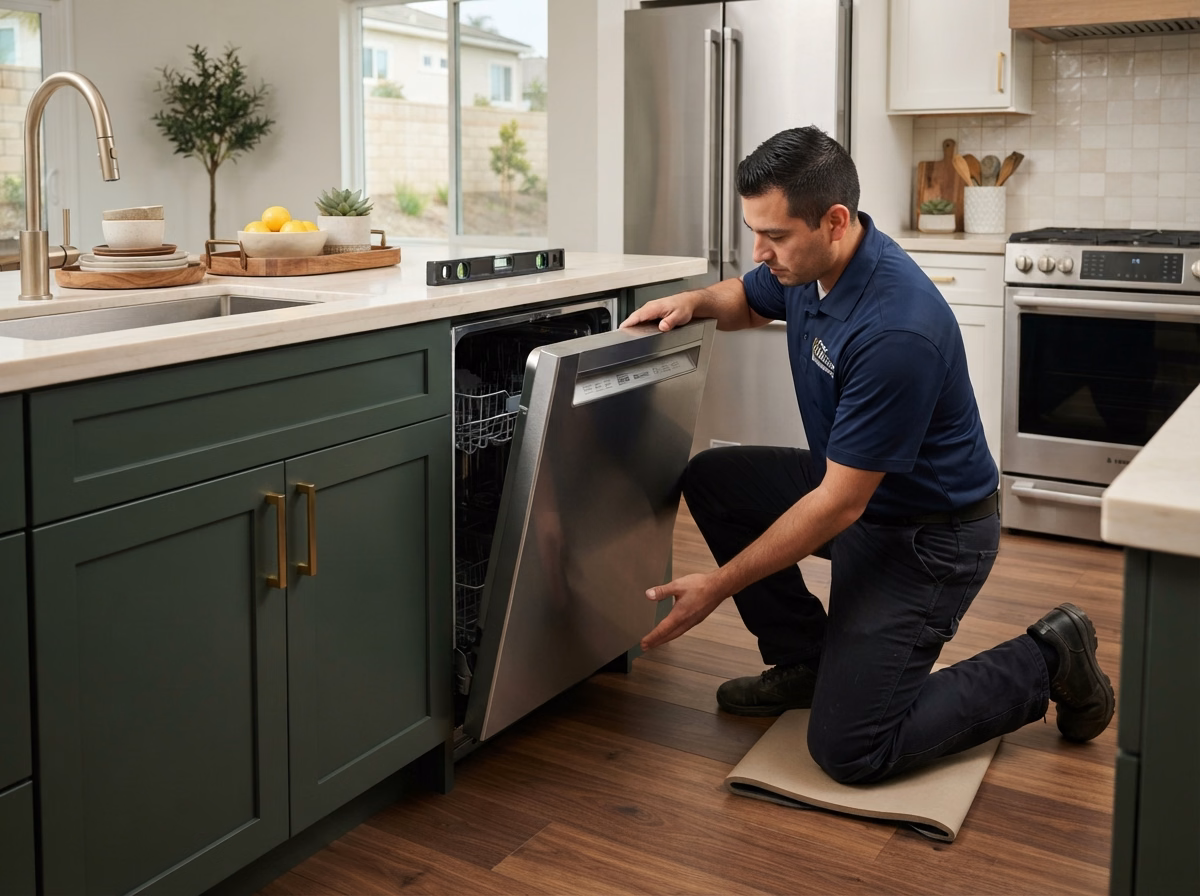Dishwasher Installation in San Diego County.
