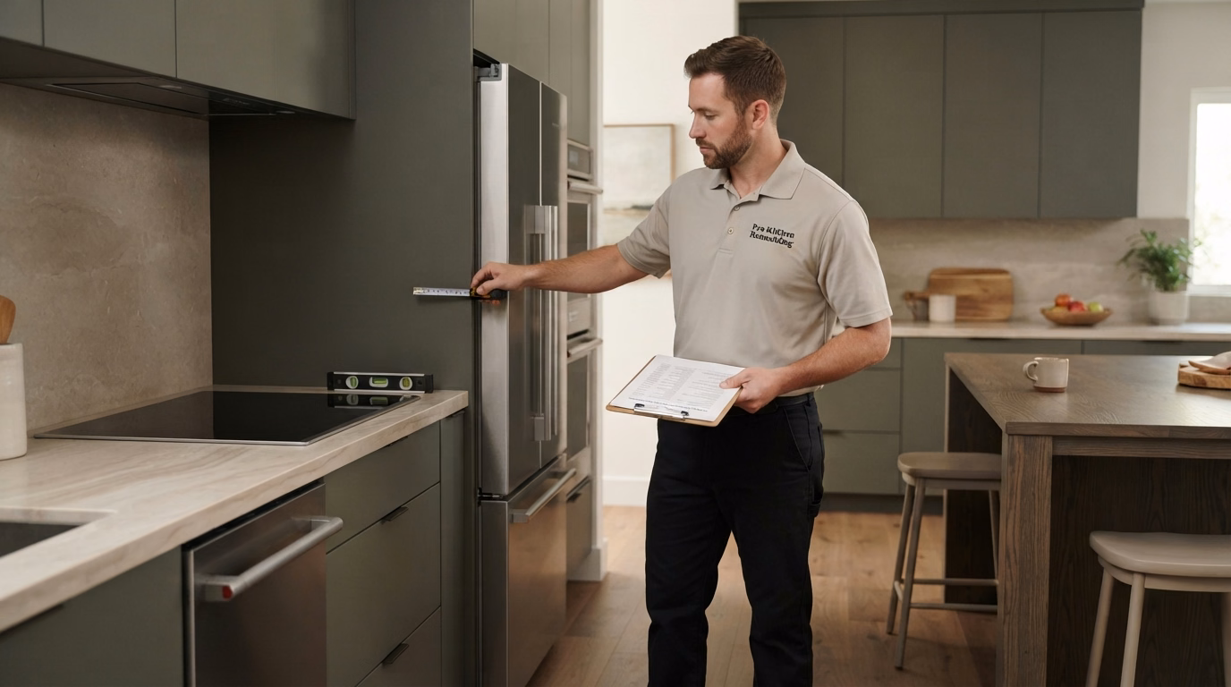 Kitchen Appliance Installation Process in San Diego County.