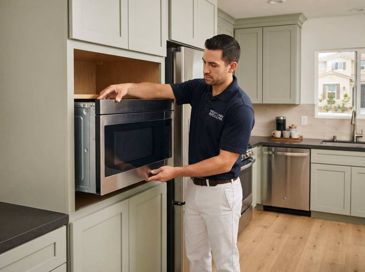 Microwave Installation in San Diego County.