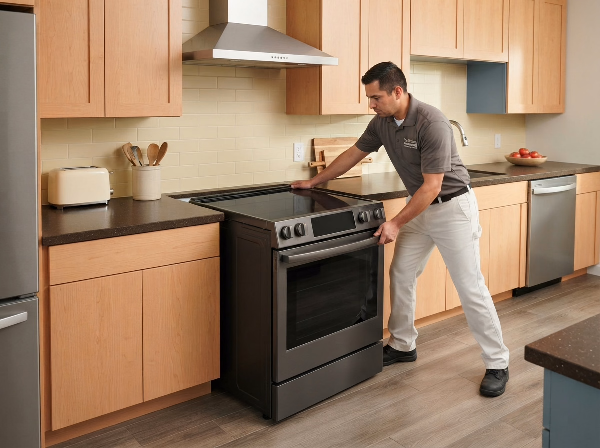 Range Cooktop Installation in San Diego County.