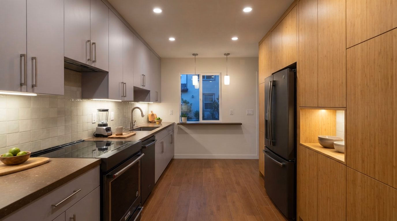 Kitchen Lighting Coordination for a San Diego County countertop project.