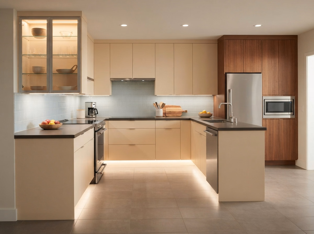 Kitchen Accent Decorative Lighting in San Diego County.