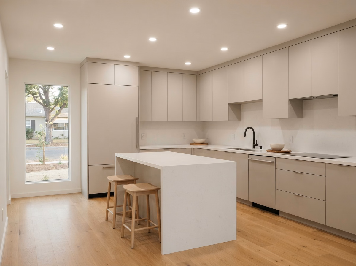 Minimalist Recessed Only Lighting Style in San Diego County.