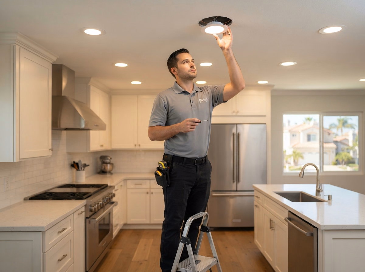 Recessed Lighting Installation in San Diego County.